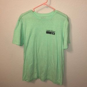 Lime green Under Armour t-shirt